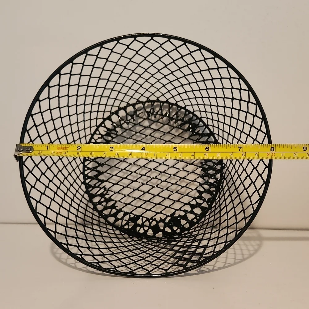 6” Black Wire Basket Organizer